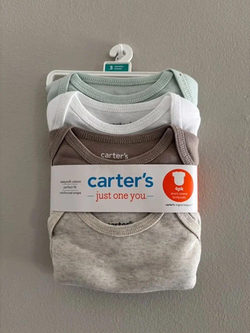 Carter's Just One You 8-Piece Bodysuit Bundle NWT 3M Boys/Neutral Baby